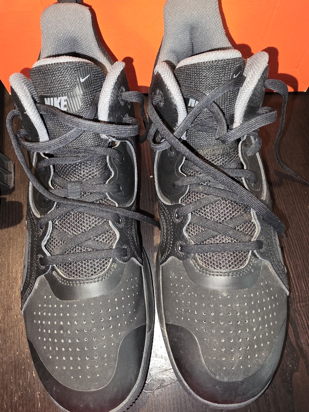 Nike Fly.By Mid 2 Basketball Shoes Triple Black Men’s Size